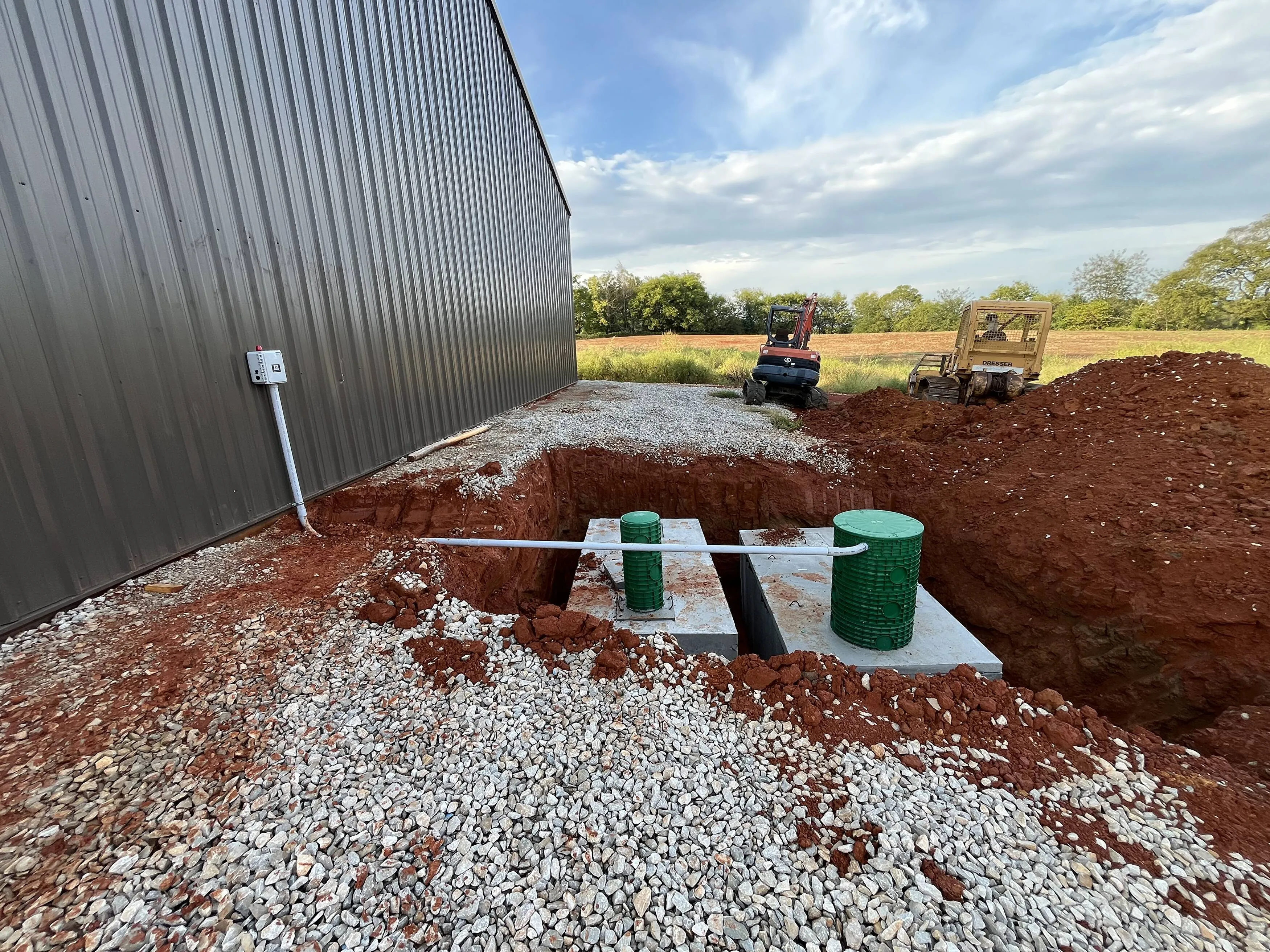 Septic excavation project serving clients in Morrison, TN
