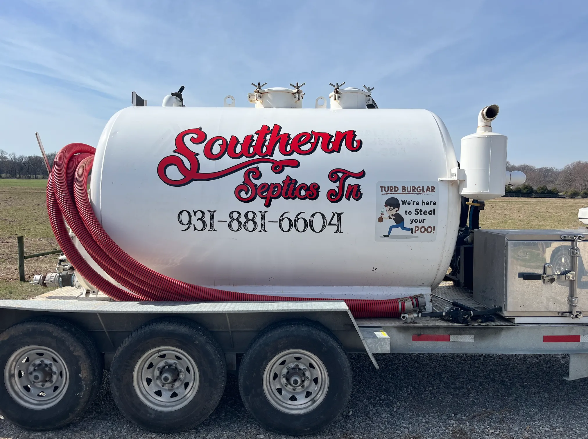 Southern Septic TN professional septic excavation equipment
